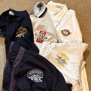 Harley-Davidson HOG Logo T-Shirts in Black, White, and Gray